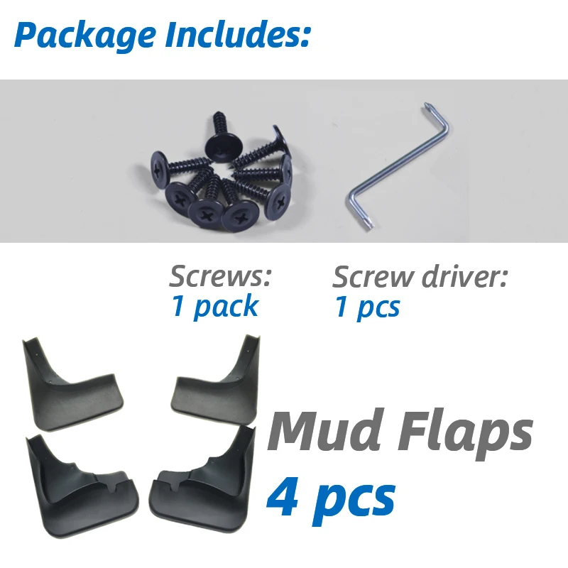 Front Rear Molded Car Mud Flaps for Mitsubishi Outlander 2010 2011 2012 Mudflaps Splash Guards Mud Flap Mudguards Fender