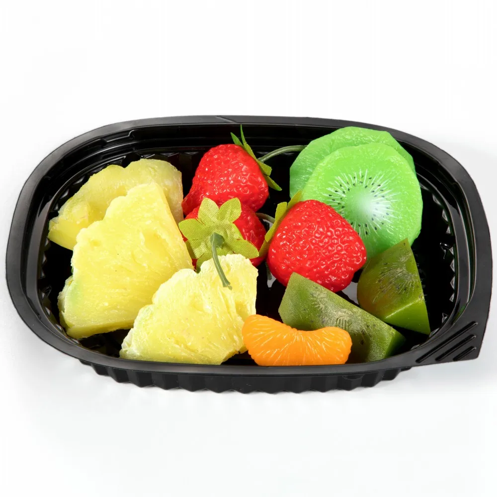 Disposable Food Grade Pet Plastic Fruit Packaging Box Blister Clear