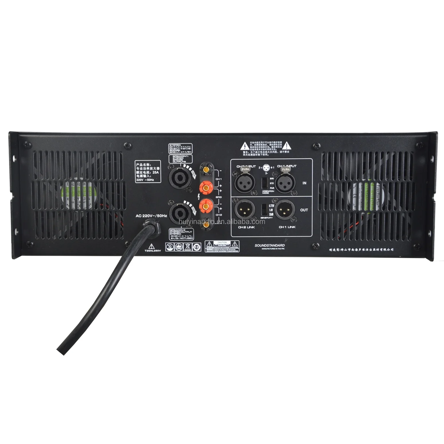 2X 1300W 8Ohm Big Power 2-Channel Amplifier CX1300 for KTV Disco Metal Shell WiFi Connection 4Ohm Impedance Sound System Audio