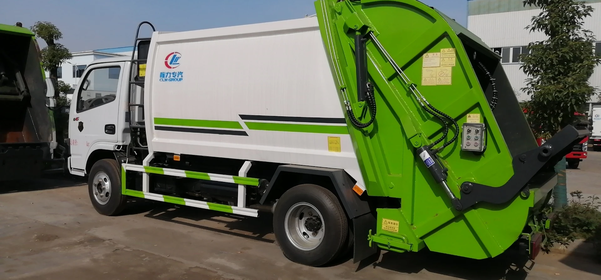 8m3 Garbage Compactor Truck 5tons Waste Collector Truck Compressed