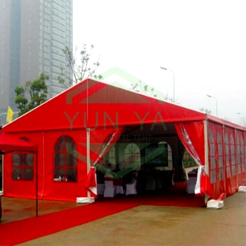 Aluminum Alloy T6061/ T6 Red Marquee Tent a Shaped Event Tent Outdoor Tents for Wedding Parties