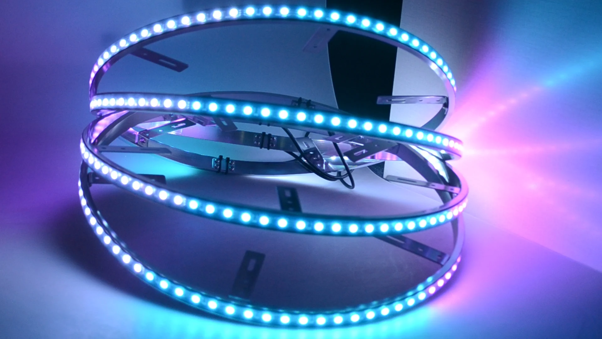 2021 NEW Top-level 15.5'' Chasing Dream Color Car Truck LED Wheel Ring Lights LED Under Body Glow Lights