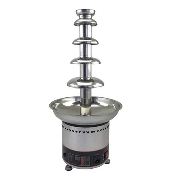 China Manufacturer 5 Tier Chocolate Fountain Commercial Chocolate Warmer Machine