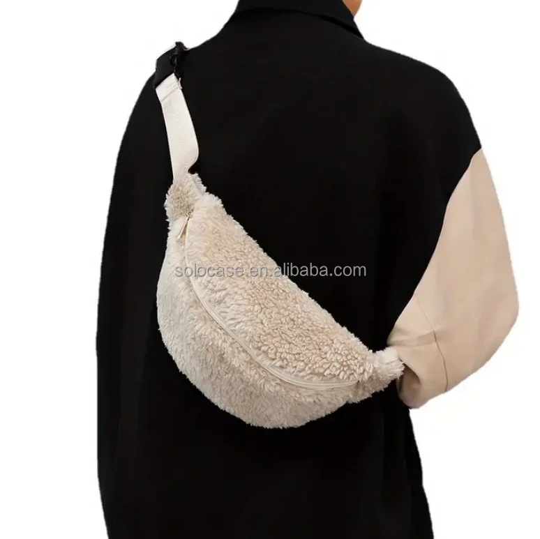 Teddy Moon Hobo Shape Sling Bag