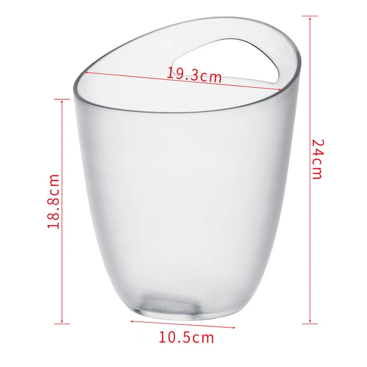 Clear Plastic Cheap Champagne Bucket,Clear Acrylic Champagne Bucket