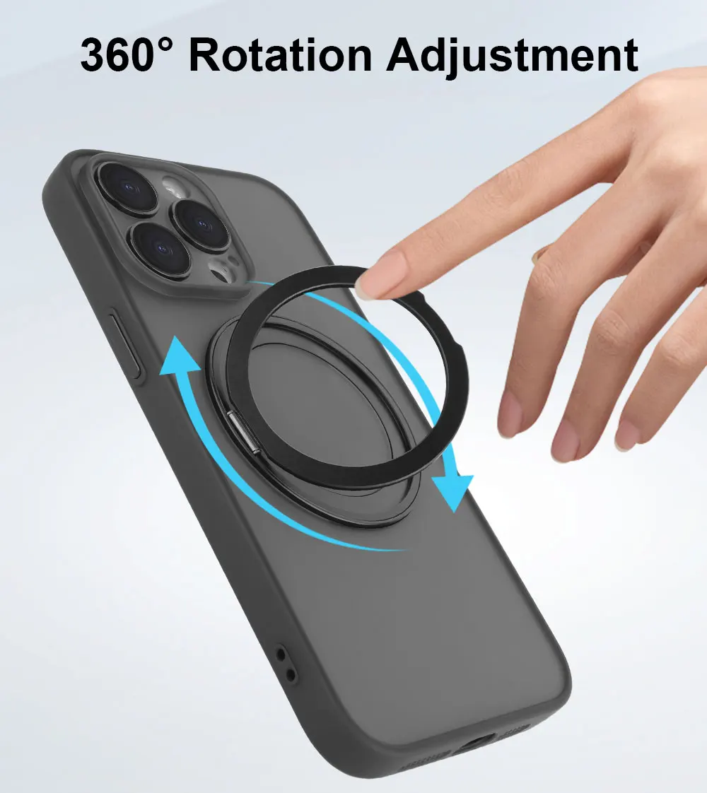 Kickstand Phone Case For Iphone X 7 8 10 11 12 13 14 15 Max Pro Plus Ring Cover Magnetic Wireless Charging Sjk257 Laudtec supplier