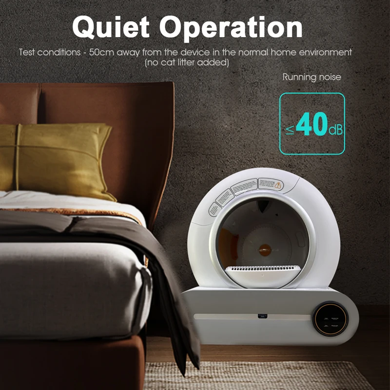 TUYA WLAN Katzentoilette Selbstreinigend Ultra-leise Automatische  Katzentoilette APP-Steuerung Selbstreinigende Intelligente Katzentoilette|  Alibaba.com