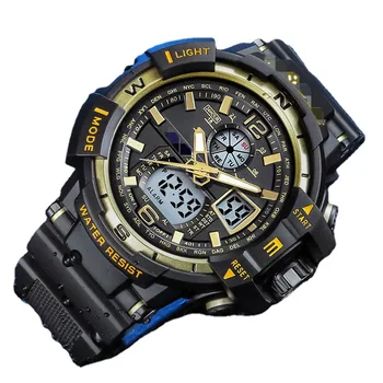 Men Sport Watches 50m Waterproof Shock Male Wristwatch Fashion Women LED Quartz Digital Watch Gifts Relogio Feminino