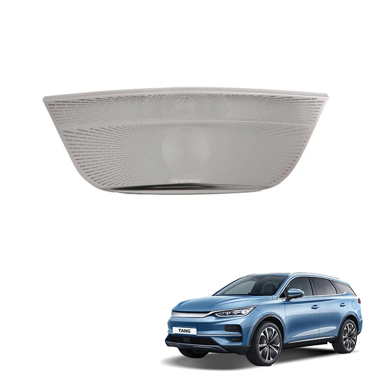 Dashboard Speaker Cover for BYD Tang Accessories Stainless Steel Speaker Tweeter Cover Car Interior Accessory