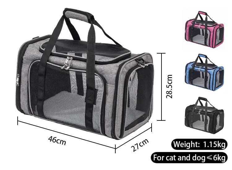 Hot Sale Pet Carrier Bag Airline Approved Small Dog Carrier Soft Sided