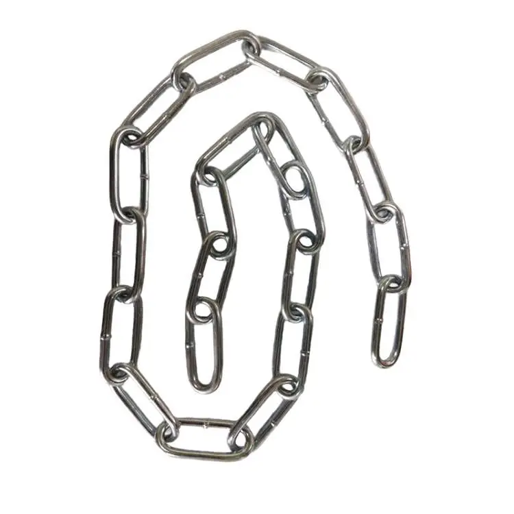 2mm-6mm Galvanised Chain Short Link Clothes Hook Chain Warehouse Chandelier Chain