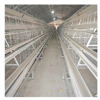 5000 birds poultry farm used 3 tiers layer chicken cage / 4 tiers battery cage with 96 / 128 capacity hen cage in Africa