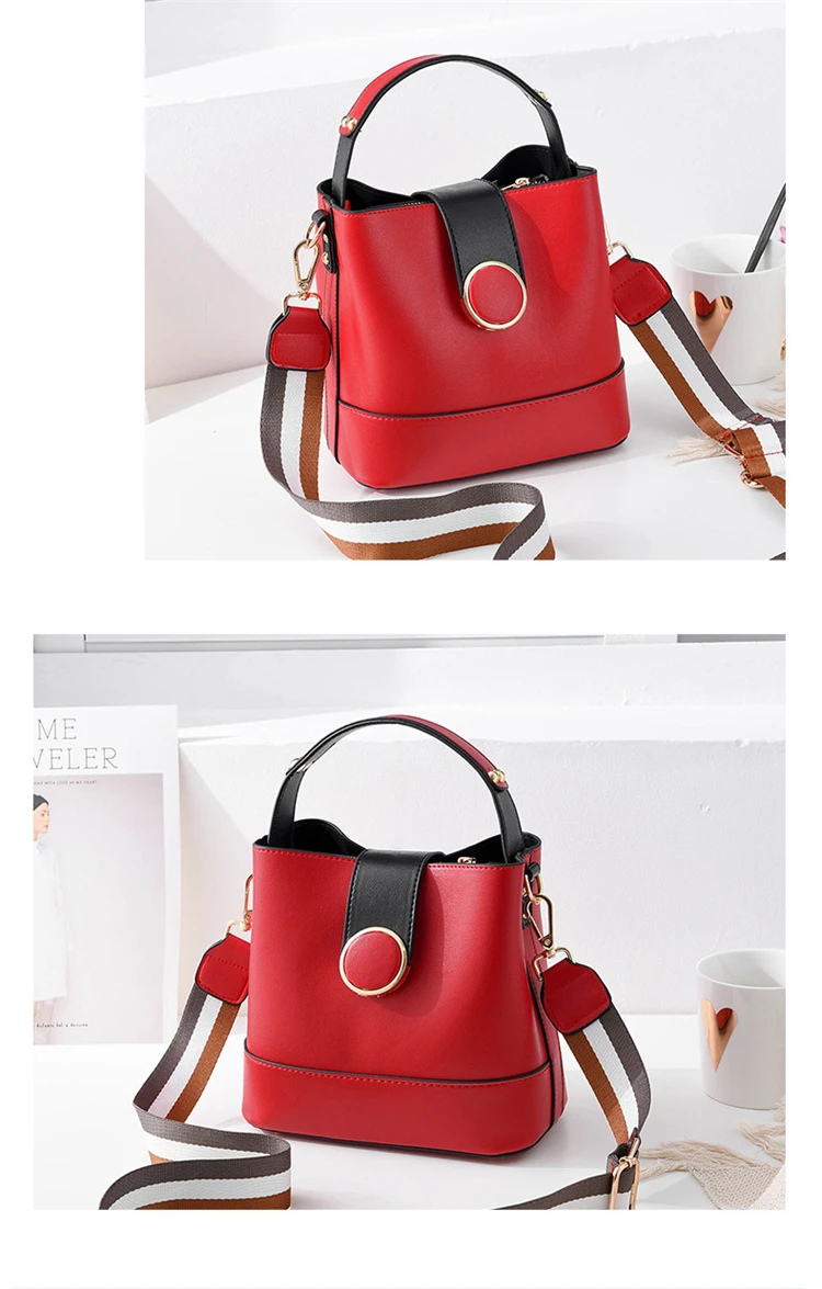 Source 2023 Hot Sell Cheap Original Trending Popular Black Handbag Lady  Bucket Bag Leather on m.