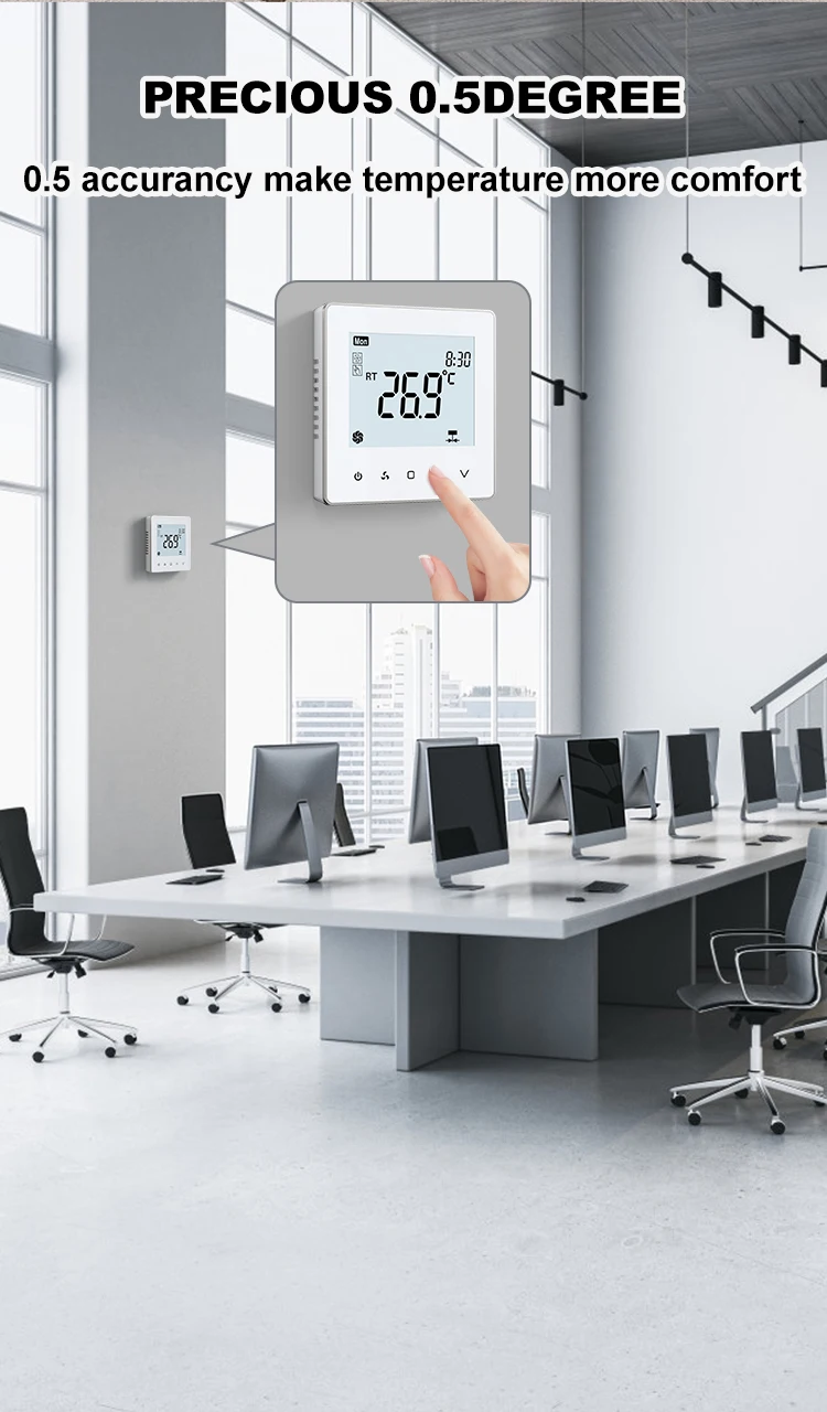 Wifi Digital Fan, IOS, 24VAC, PC - detail 4