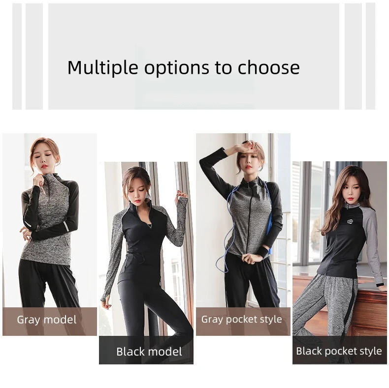 2024 Custom Logo Yoga Wear Activewear Workout Sportswear Woman Long Sleeve Fitness Wear 3 Piece Legging Gym Fitness Sets supplier