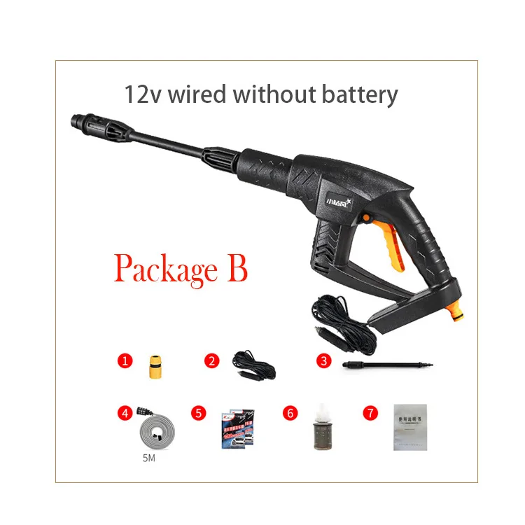 Package E 25v 30000mah Portable Wireless Lithium Battery Cleaning Water