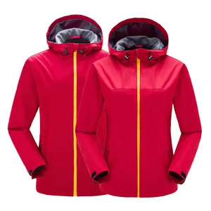 Wholesale Autumn Windproof Waterproof Fleece Jacket with Zipper Stand Collar Custom Logo for Unisex Single-Layer Outdoor Use