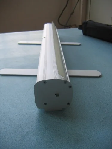 Aluminium Silver Roll up Systems Display Stand Roll up Banner Poster Board