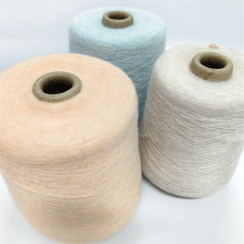 Factory Direct 32NM/2 6% Wool Blended Yarn  Wool Yarn Knitting polyester Yarn manufacture