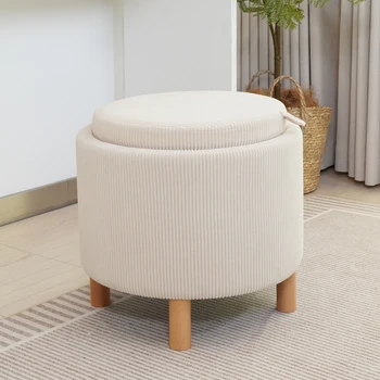 Modern Popular Hot Sale Storage Ottoman Home Stool Living Room Sofa Stool