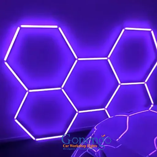 DIY Remote Control LED RGB Color Light 380-Light Effects Hexagon Lighting Working Light