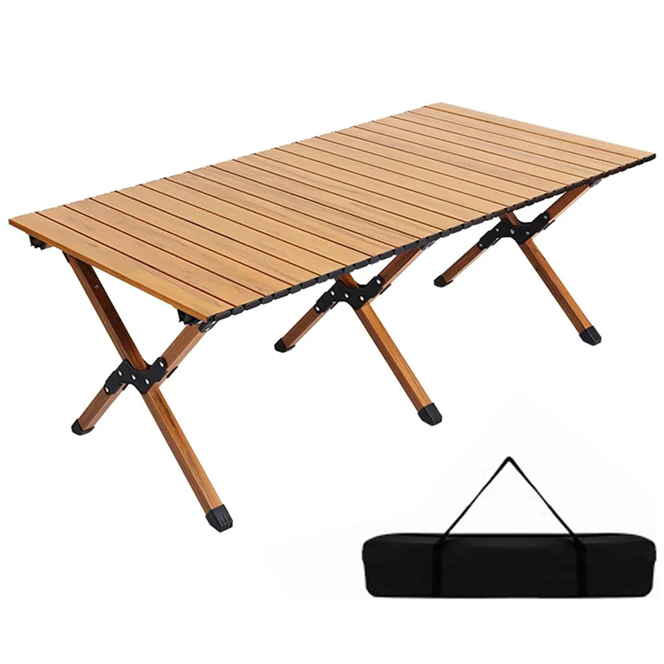 Custom Outdoor Portable Folding Camping Table And Chairs Set Aluminum