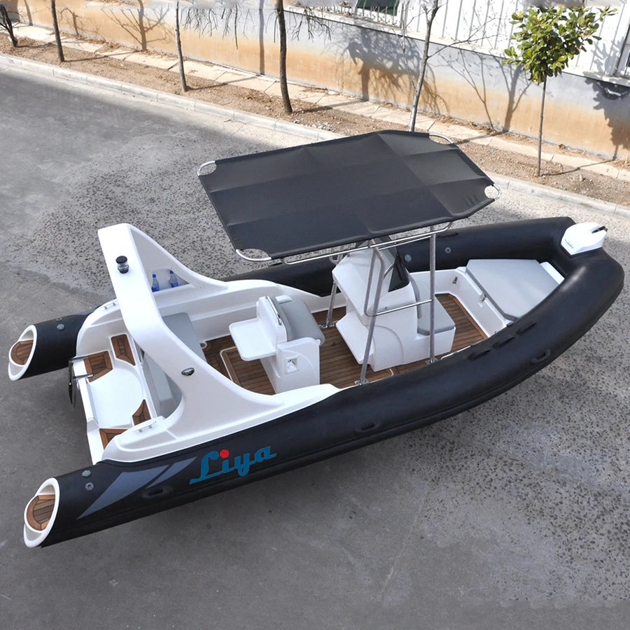 Liya 5.8m Fiberglass Fishing Boats with Motor for Sale - China