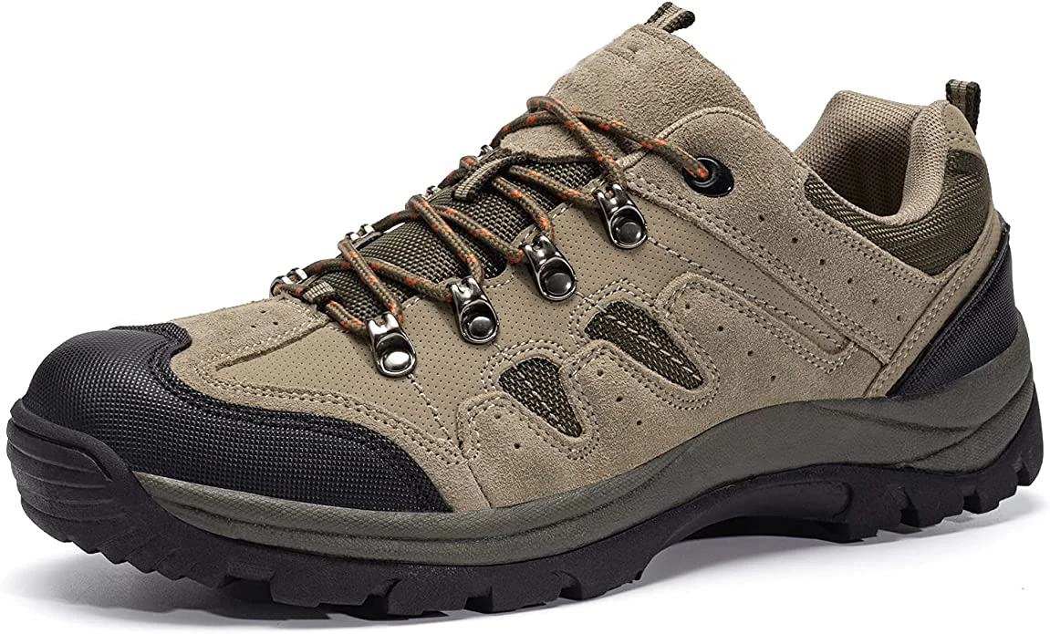 Mens Mountain Climbing Boots Waterproof Hiking Shoes Cotton Fabric Poly ...