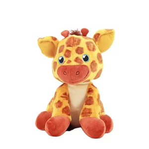 Custom Different Sizes Super Soft Plush Giraffe Stuffed Animal Toy with PP Cotton Comforter