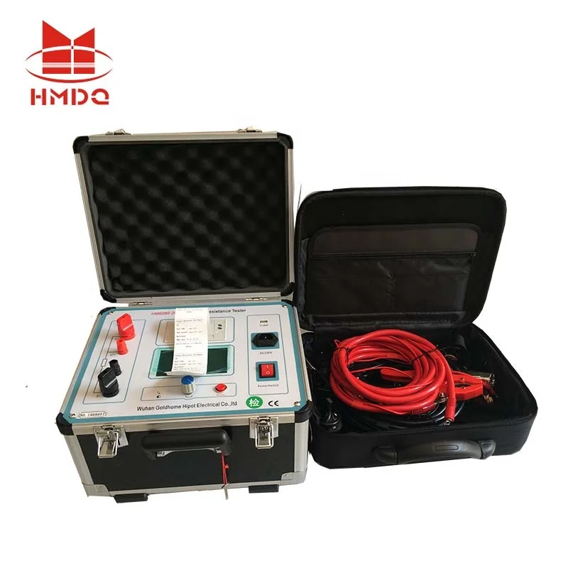HM6090 200A High Voltage Switch Loop Resistance Tester Contact Resistance Measurement test Kit
