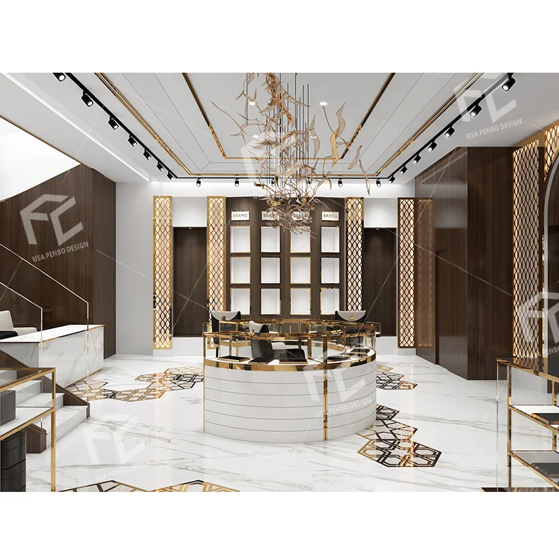 Luxury Arab Style Cloth Shop Decoration for High End Malls