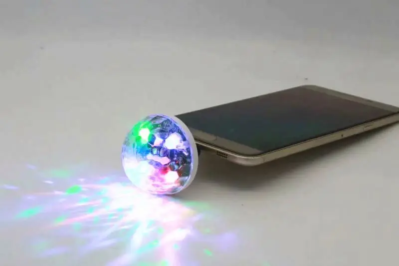 
Украшение для телефона RGB диско ночной мини USB волшебный романтический шар DJ светодиодный светильник для вечеринки Луна светодиодный лазерный диско звездный свет 
