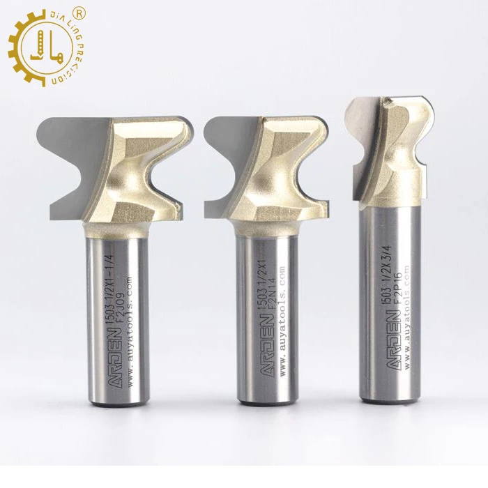 1/2 Inch Drawer Pull Router Bit Two Arc Nail Milling Cutter Finger Pull