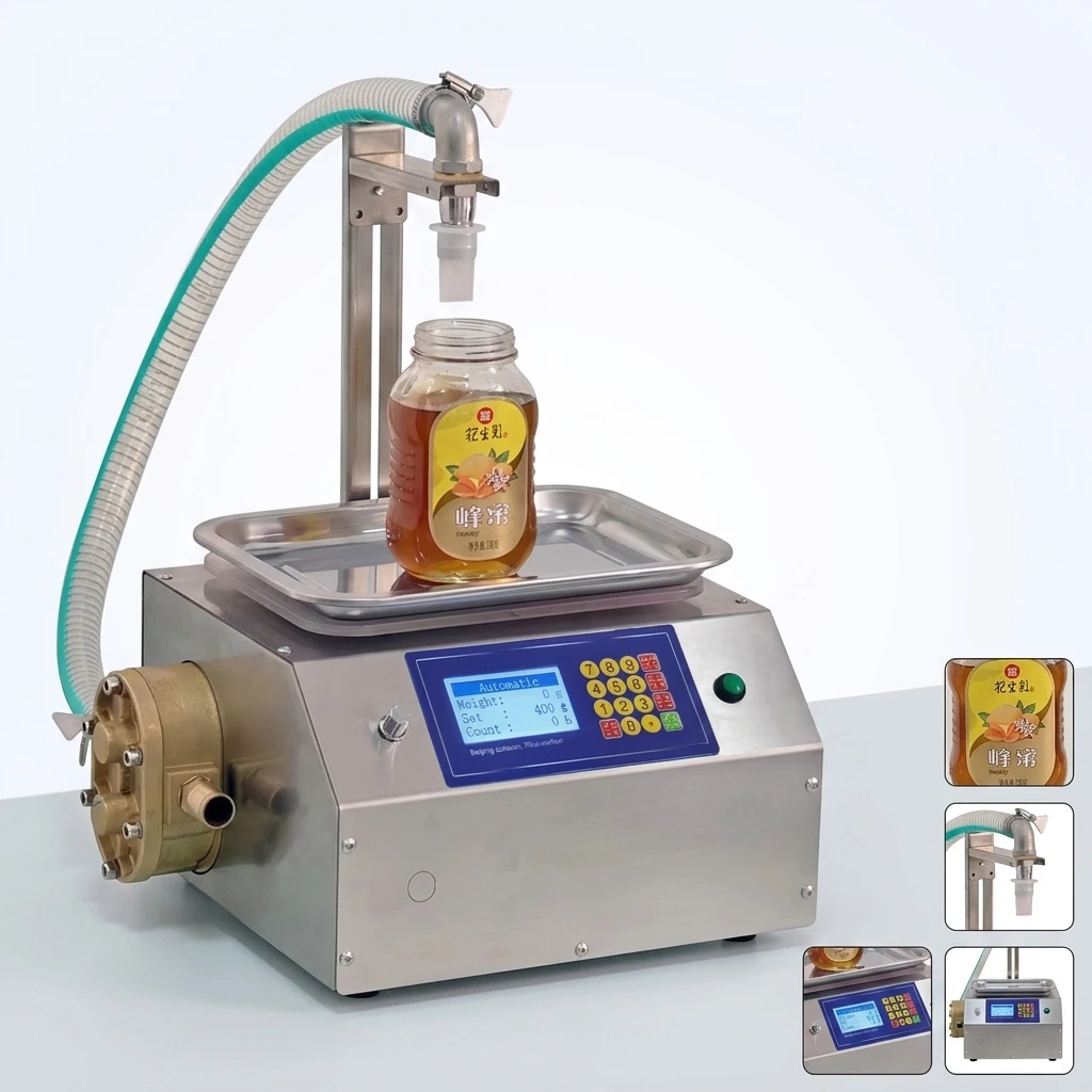 TEBAK CSY-L15 High-efficiency Filling Machine, Sesame Paste and Chocolate Paste Silicone Oil Glycerin Packaging Machine