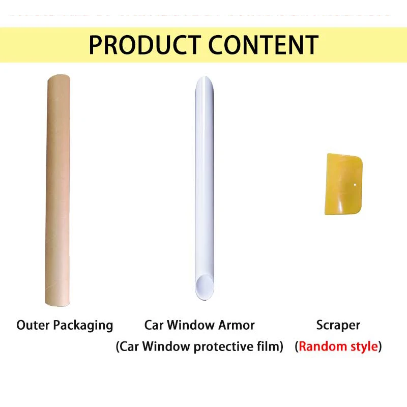 Carlas 1m / 2m / 3m Car Glass Armored Film Window Protective Film