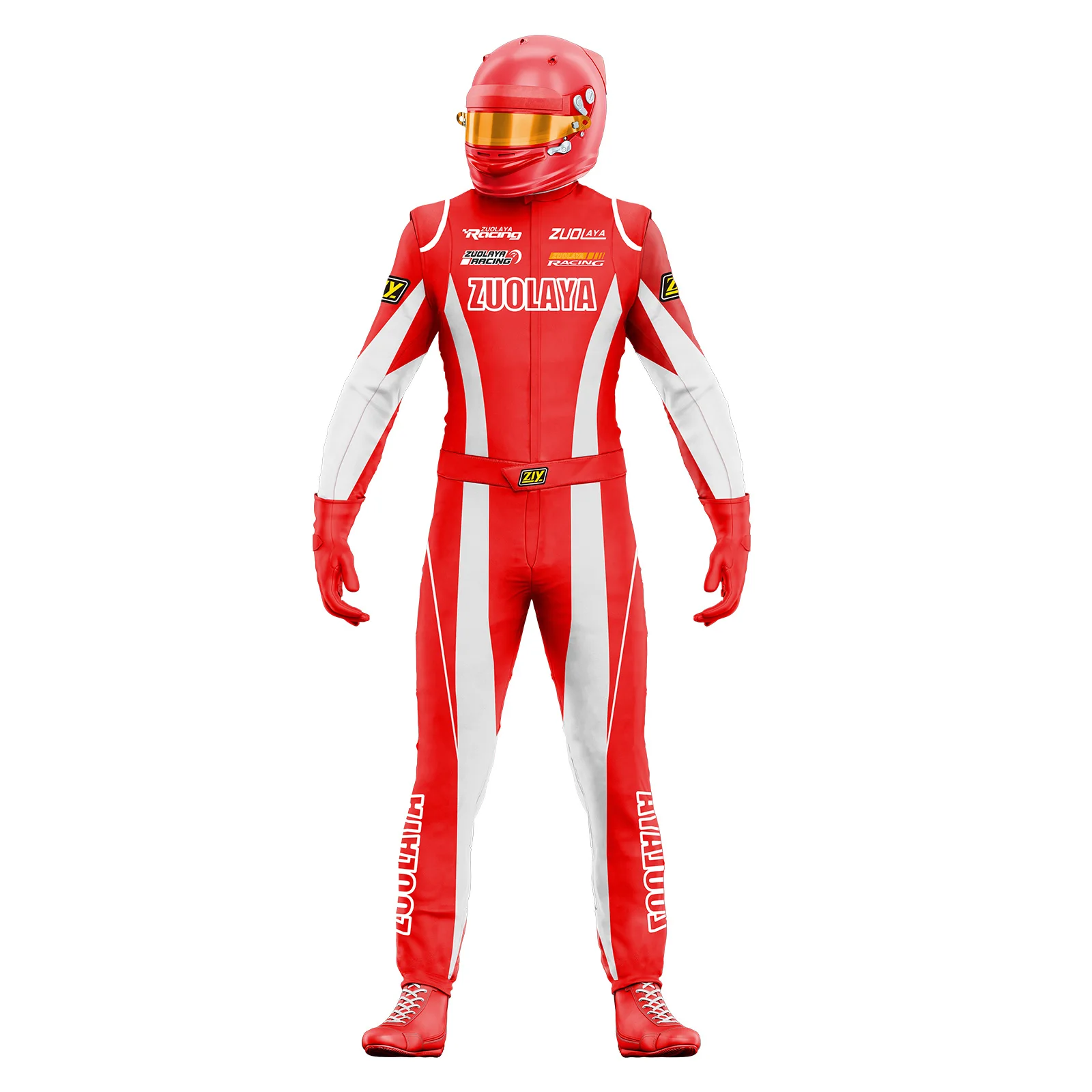 Factory High Quality Custom Made Fireproof Motorcycle Race Suit Overall Kart Racing Car Racing Suit RJ03