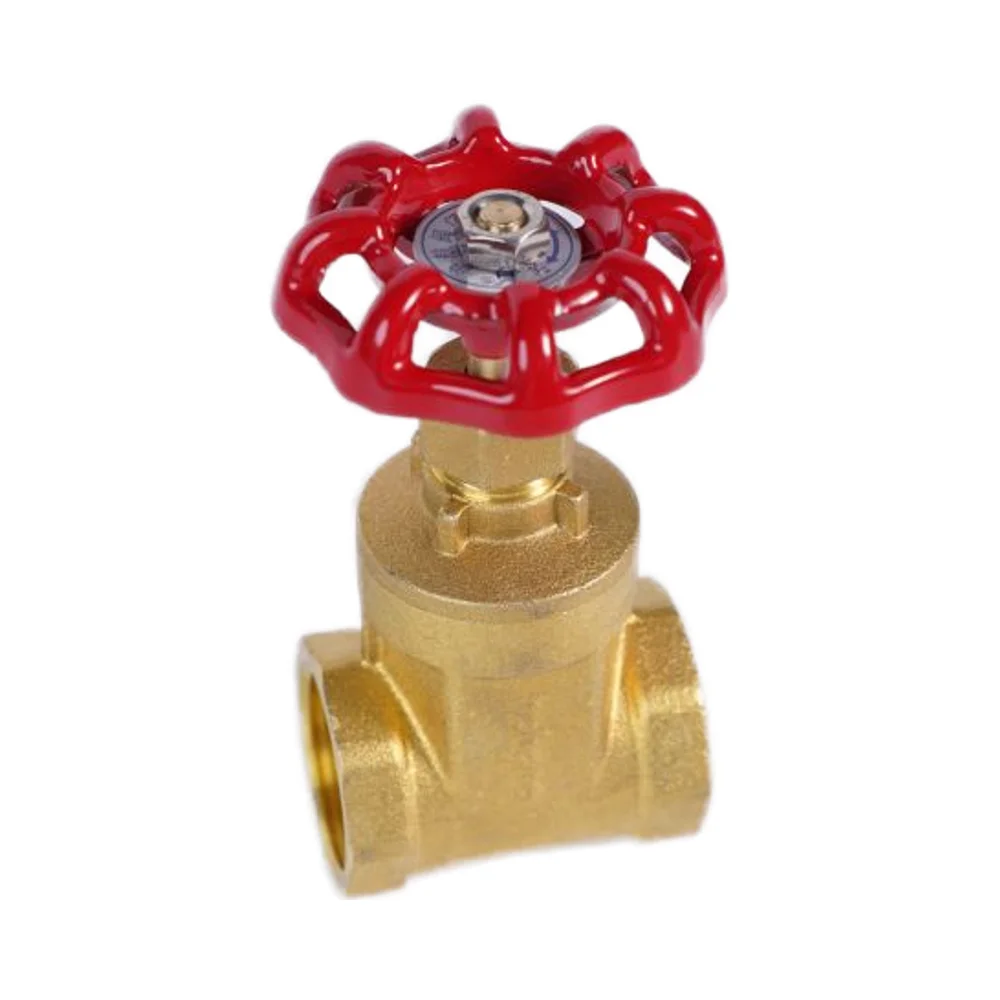 Manufacture High-Temperature Manual Brass Control Gate Valve 1/2\" & 4\" Brass with Copper Thread Ball Structure for Water Use supplier