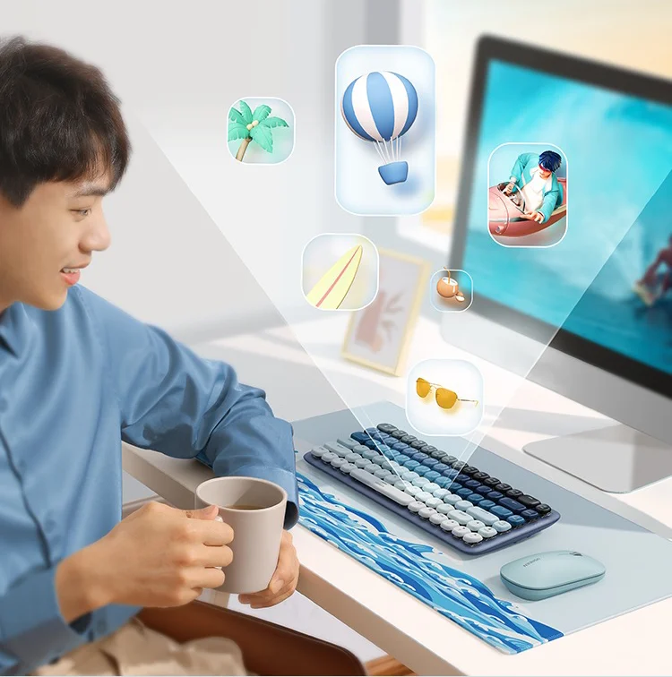 Ugreen Fun Mechanical Keyboards Bluetooth Wireless Keyboard Usb-a To ...