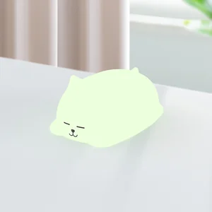 New Silicone Tapping Night Light Silicone Sleep Lamp Cute Sleeping Light for Kids