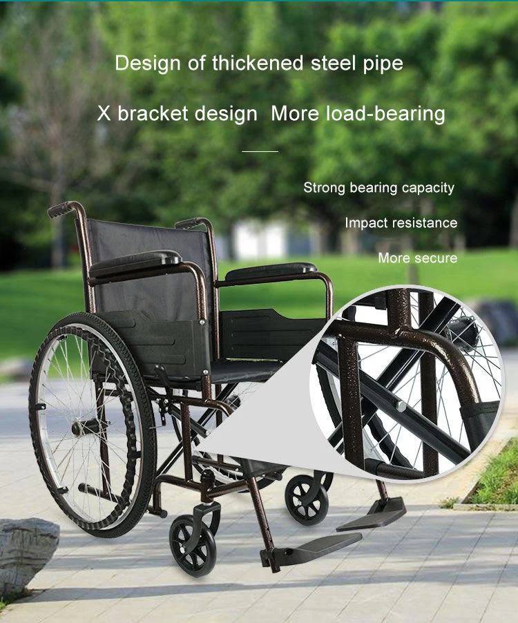 Wheelchair Design New Flip Up Armrest And Detachable Footrest 24" Mag