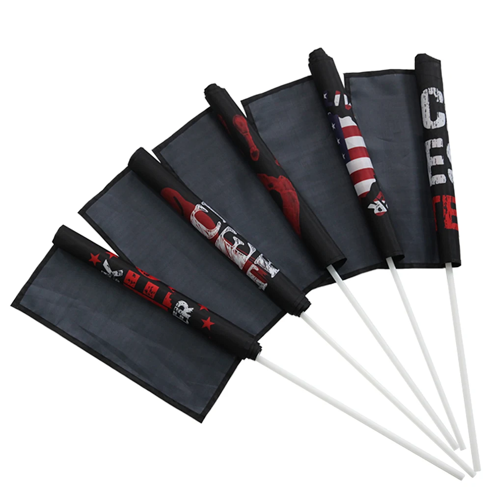 Cheap Custom Design Polyester Sublimation Print Black Lives Matter Hand Juneteenth Flag With Plastic Pole