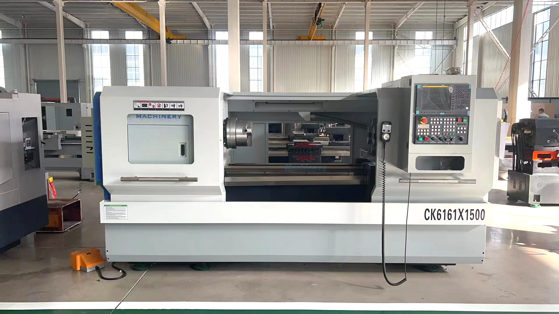 Sumore Swiss Type Cnc Lathe 1500mm Flat Bed Lathe Machine Sp2116 Cnc ...