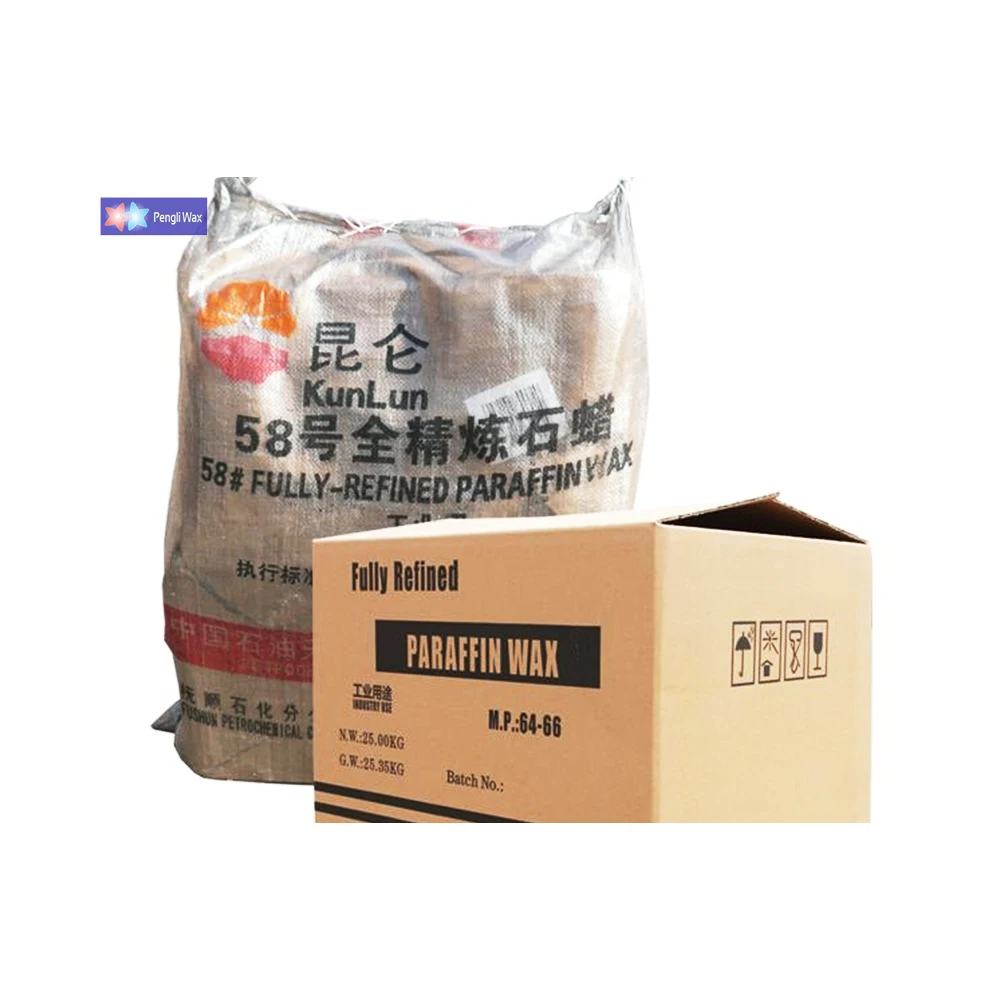 Pengli High Melting Point Parafina Paraffin Wax 58-60 Fully Refined Price Per kg for Candle Making in Turkey