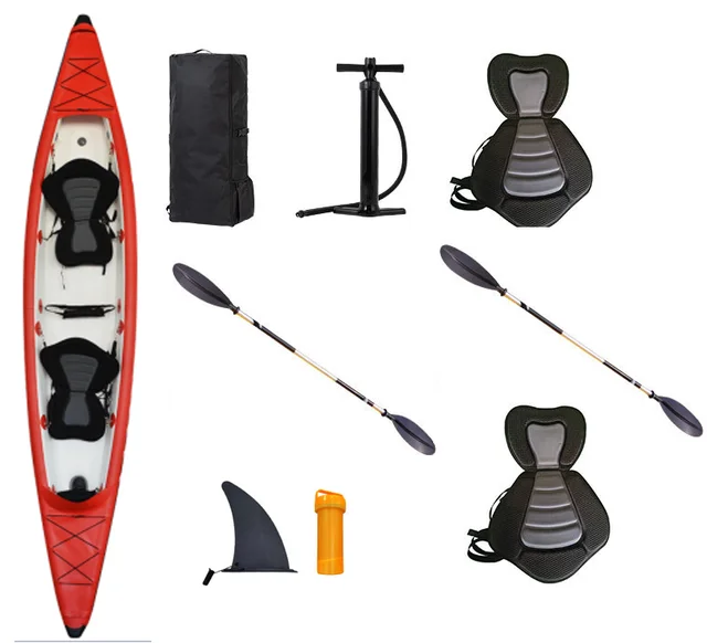 China Wholesale 4.10m Full Drop Stitch Inflatable Fishing Kayak
