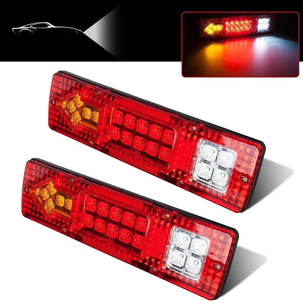 Car Led Tail Truck Light Kits Waterproof 12v 24v Rear Turn Signal Lamp