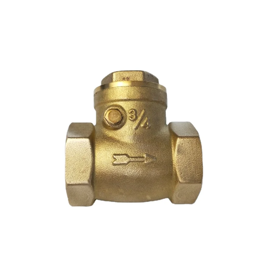 Brass Copper Threaded Swing Check Valve NPT or BSP PN CL WOG