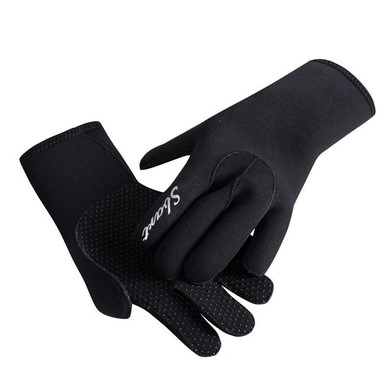 SBart Custom Non-slip Wear-resistant Swimming 3mm Gloves Coated Workout Black 5mm Neoprene Diving Gloves