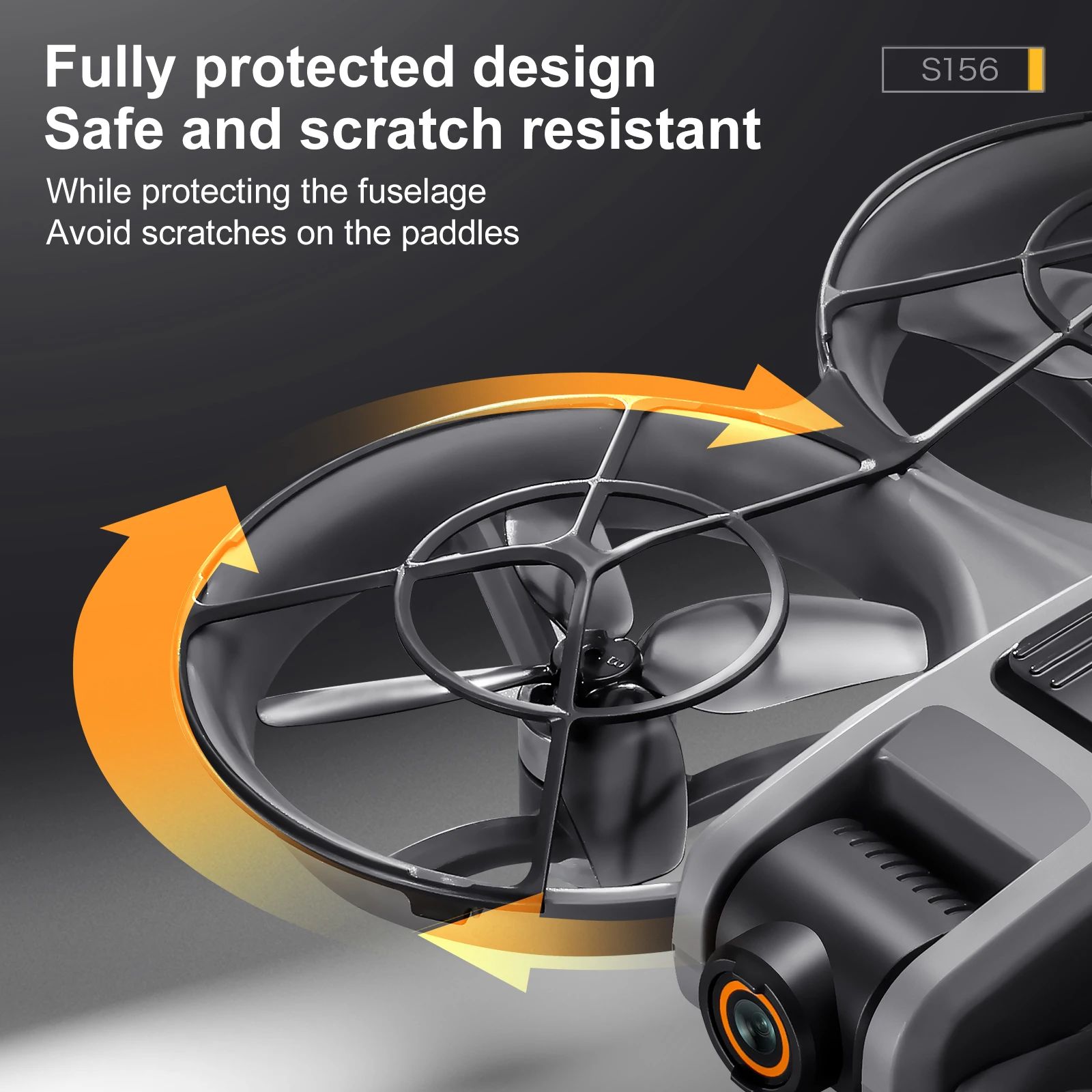 S156 Beginner Drone FPV HD Camera Brushless Motor Obstacle Avoidance Foldable Quadcopter with LED Screen Control