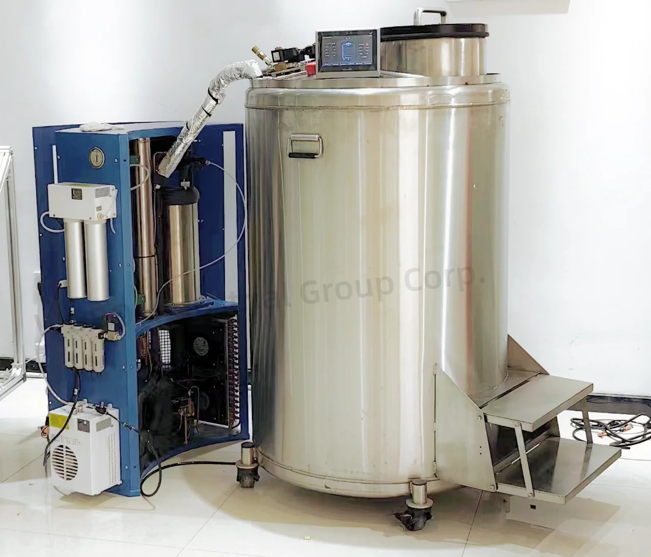 2024 Newly 52l Liquid Nitrogen Gas Cylinder And Nitrogen Liquid System With Laboratory Research ...