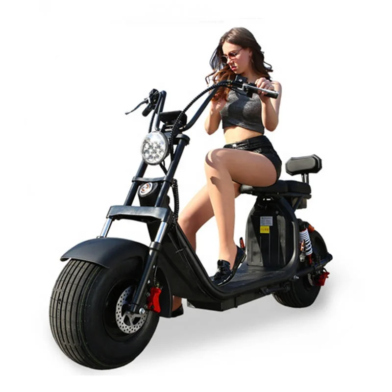 Motocicleta elétrica de scooter com pneus largos 1500w 2000W